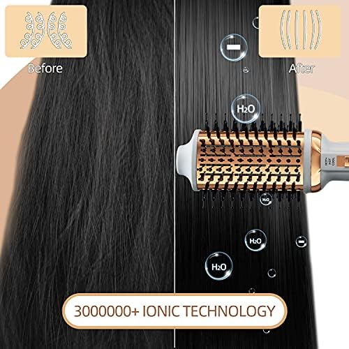 2-in-1 Rotating Hair Brush Styler with 1.5-inch Barrel for Effortless Styling and Volume - Image 6