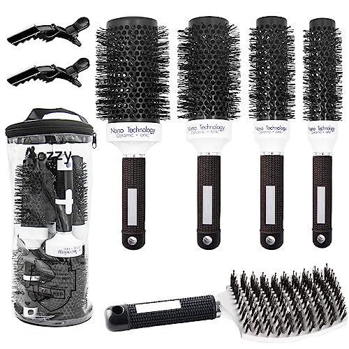Round Brush Storage Case for Easy Organization and Protection 12 inch capacity