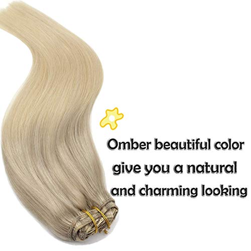 Sally 18 Inch Remy Human Hair Clip-In Extensions for Natural Volume and Length - Image 7