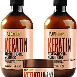 Shine-boosting shampoo with Argan oil for moisture.