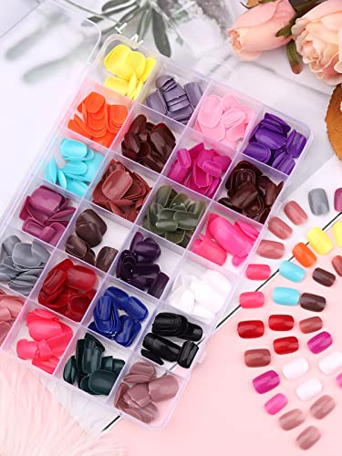 Short Acrylic Nail Color Guide - Image 6