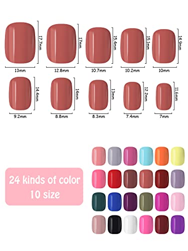 Short Acrylic Nail Color Guide - Image 2