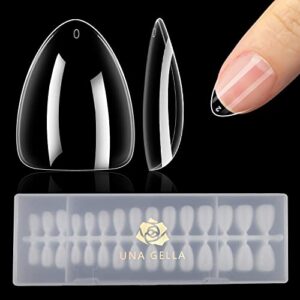 Short Almond Shape Acrylic Nails 100 Count Pack