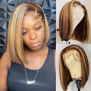 Short Blonde Bob Human Hair Wig