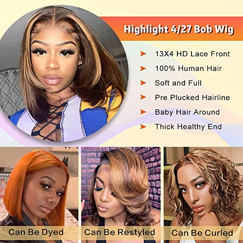 Short Blonde Bob Human Hair Wig - Image 6