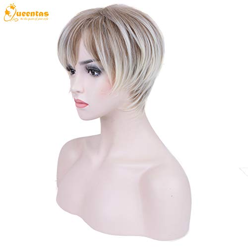 Short Blonde Human Hair Wig - Image 3