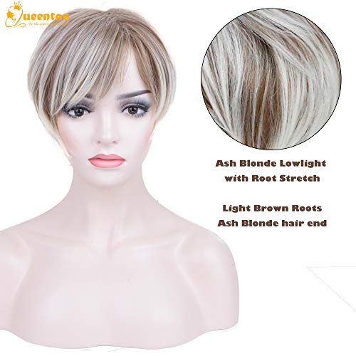 Short Blonde Human Hair Wig - Image 4