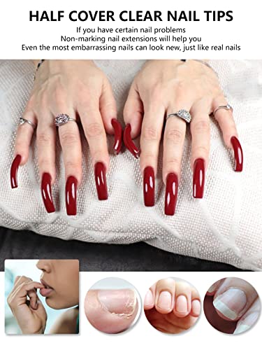 Stylish Short Curly Acrylic Nails - Medium Size Pack for Effortless Everyday Glamour - Image 4