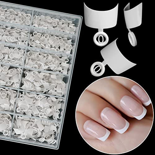 Short White Tip Acrylic Nails 24 Count for Effortless Nail Art and Styling - Image 7