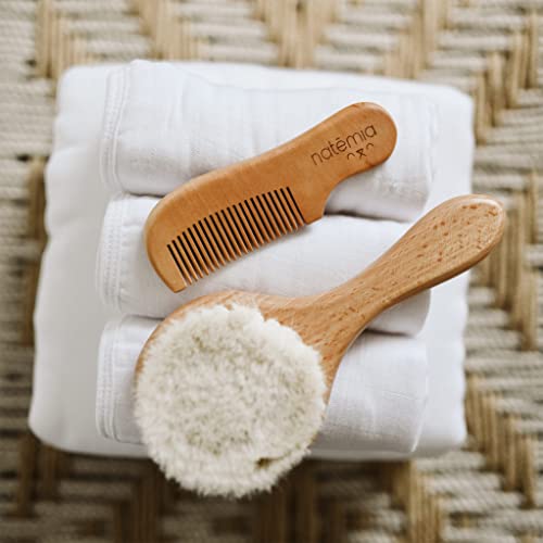 Gentle Soft Bristle Baby Boy Hair Brush for Infant Grooming and Safe Hair Care - Image 8