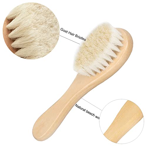 Gentle Baby Goat Hair Makeup Brush for Sensitive Skin Application - Image 3