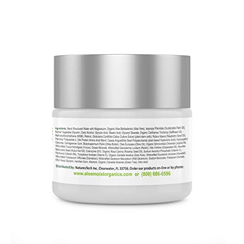 Hydrating Soothing Aloe Eye Cream for Puffiness Relief, 1.7 oz Jar - Image 2