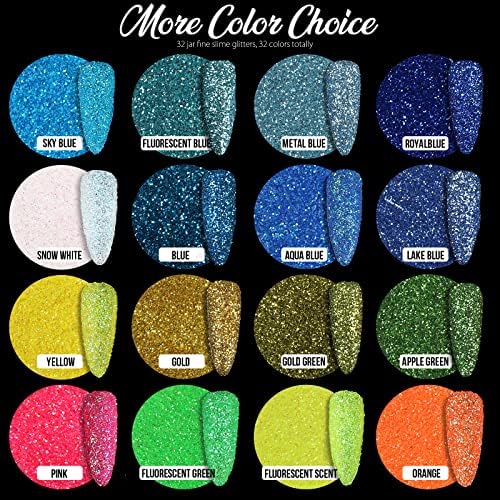 Sparkling Blue Glitter Acrylic Nail Art Designs for Stunning Style - Image 2