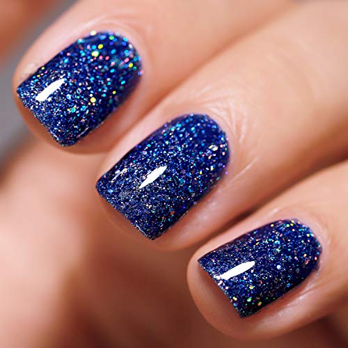 Sparkling Blue Nail Polish 15ml with Long-Lasting Shine - Image 2