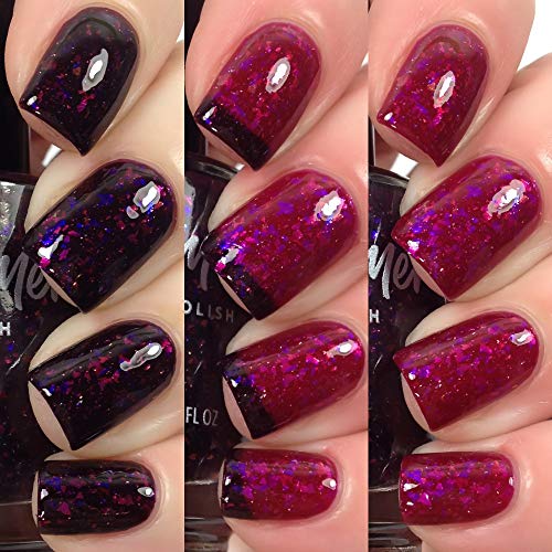 Sparkly Flakies 15ml Glitter Finish Nail Polish for Stunning Nail Art - Image 2