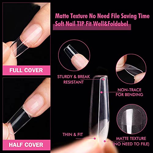 New Square Acrylic Nail Set Various Sizes for Stylish Durable Enhancements - Image 3