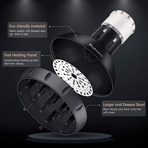 Straight Hair Styling Blow Dryer Diffuser for Smooth and Sleek Finish - Image 4