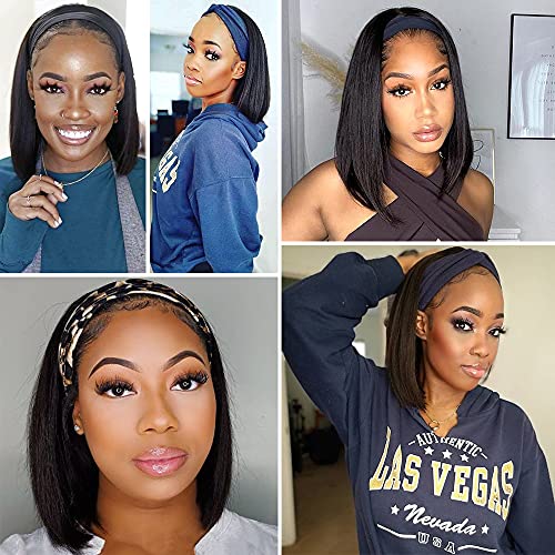 22 Inch Straight Human Hair Bone Wig Natural Look Soft Smooth Texture - Image 5