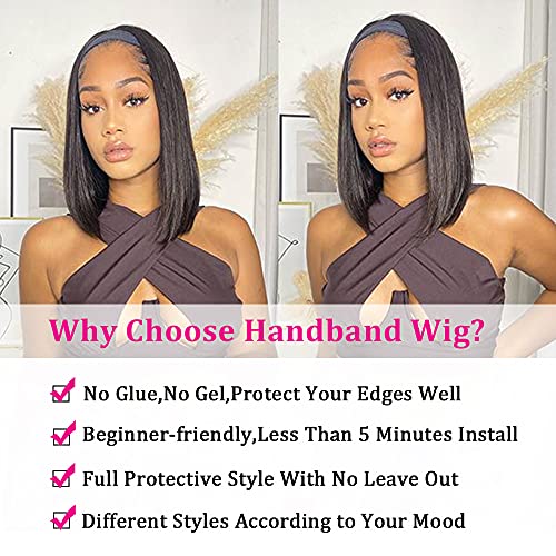 22 Inch Straight Human Hair Bone Wig Natural Look Soft Smooth Texture - Image 3
