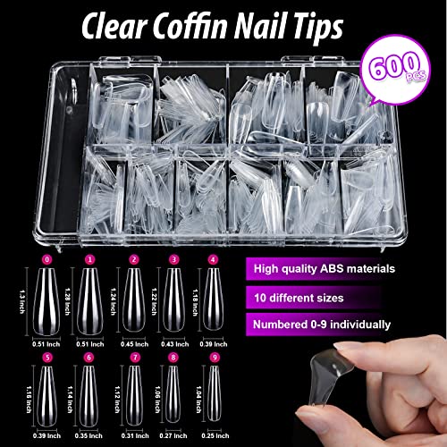 Dazzling Acrylic Nails Kit Stunning Beauty Trend Collection 100pc - Image 2