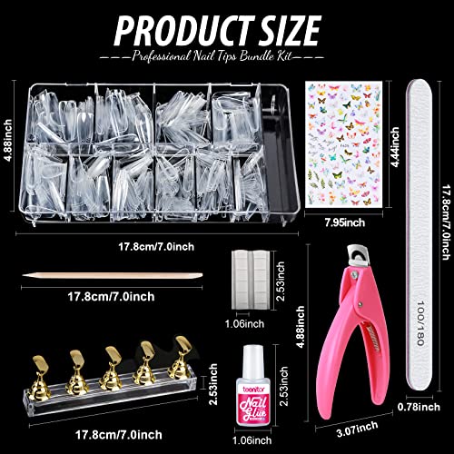 Dazzling Acrylic Nails Kit Stunning Beauty Trend Collection 100pc - Image 9