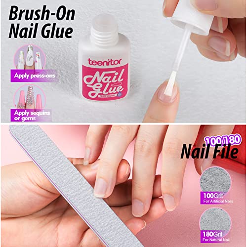Dazzling Acrylic Nails Kit Stunning Beauty Trend Collection 100pc - Image 5