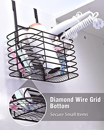 Chic Flat Iron and Blow Dryer Organizer Stand - Stylish Hair Tool Storage - Image 4