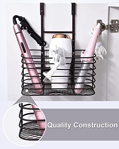Chic Flat Iron and Blow Dryer Organizer Stand - Stylish Hair Tool Storage - Image 8