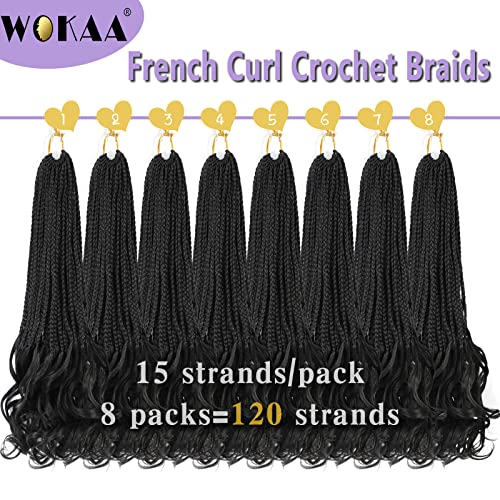 Natural Wave Crochet Braids 18 Inch 1B Human Hair for Effortless Styling - Image 2