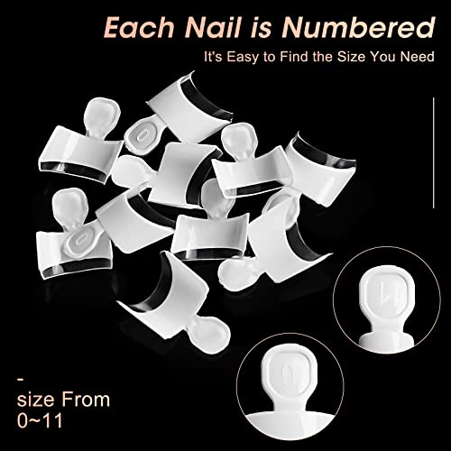 Chic Elegant White Tip Acrylic Nail Design Kit for Stylish and Sophisticated Manicures - Image 5