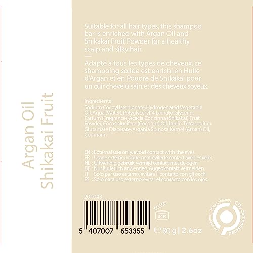 Sulfate-Free Argan Oil Shampoo for Dry Damaged Hair 16 fl oz - Image 8