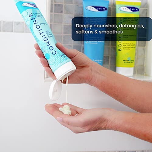 Swim Hair Conditioner Chlorine Protection 8 oz Moisturizing Formula for Swimmers - Image 4