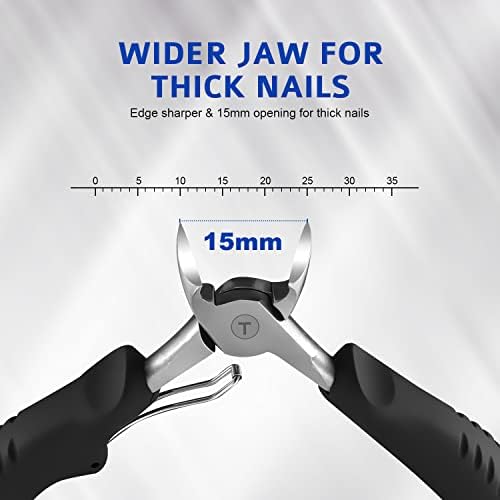 Swiss Clip Heavy Duty Nail Clippers for Tough Nails - Image 3