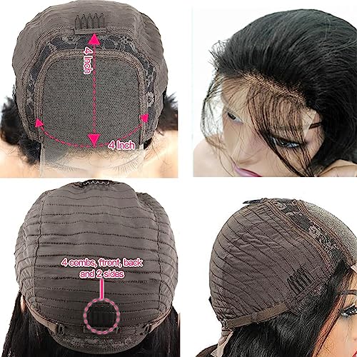 Swiss Lace Human Hair Wig for Natural Look and Comfort in Medium Length - Image 4