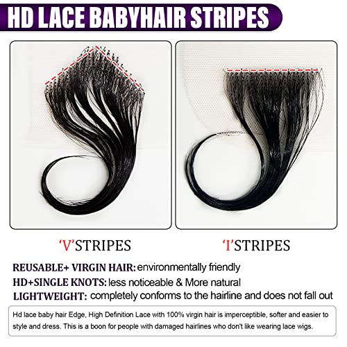 Swiss Lace Human Hair Wig for Women, Natural Look, Comfortable Fit, 18 Inches Long - Image 3
