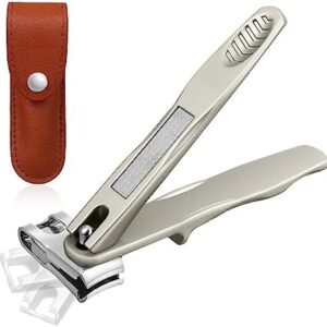 Swiss Precision Stainless Steel Nail Clippers for Grooming, Compact Size