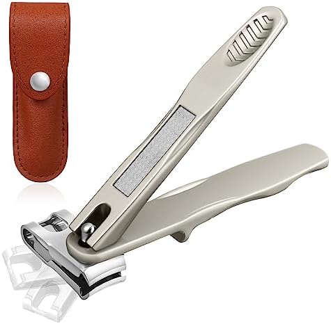 Swiss Precision Stainless Steel Nail Clippers for Grooming, Compact Size