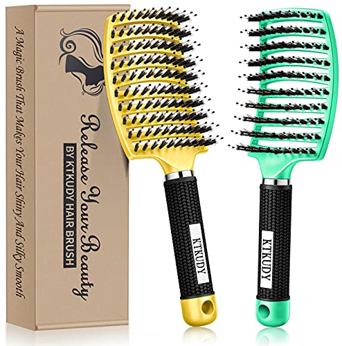 Swissco Soft Touch Hair Brush: Detangles easily