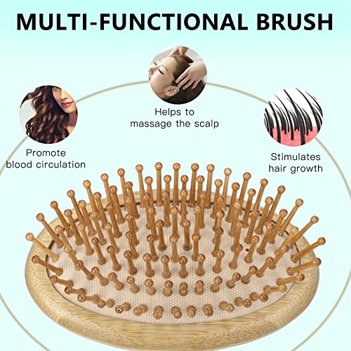 Swissco Wooden Hair Brush ? Quality brush for hair styling. - Image 4