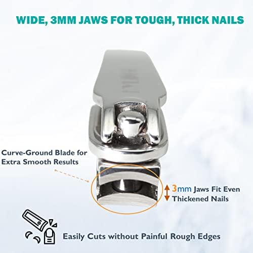 Swissklip 360 Ergonomic Nail Clippers for Easy, Precise Trims - Image 4