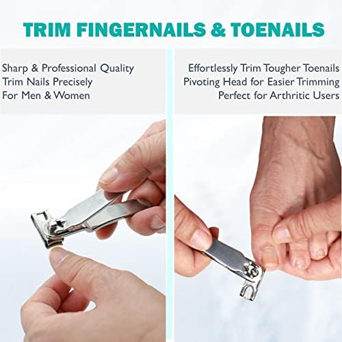 Swissklip 360 Ergonomic Nail Clippers for Easy, Precise Trims - Image 3