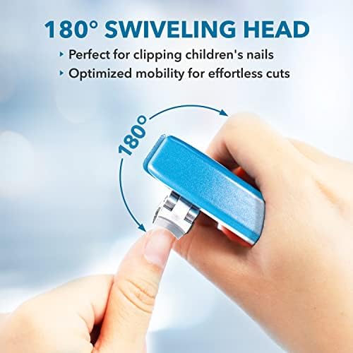 Comfortable Grip Swivel Head Nail Clippers for Effortless Trimming, Medium Size - Image 4