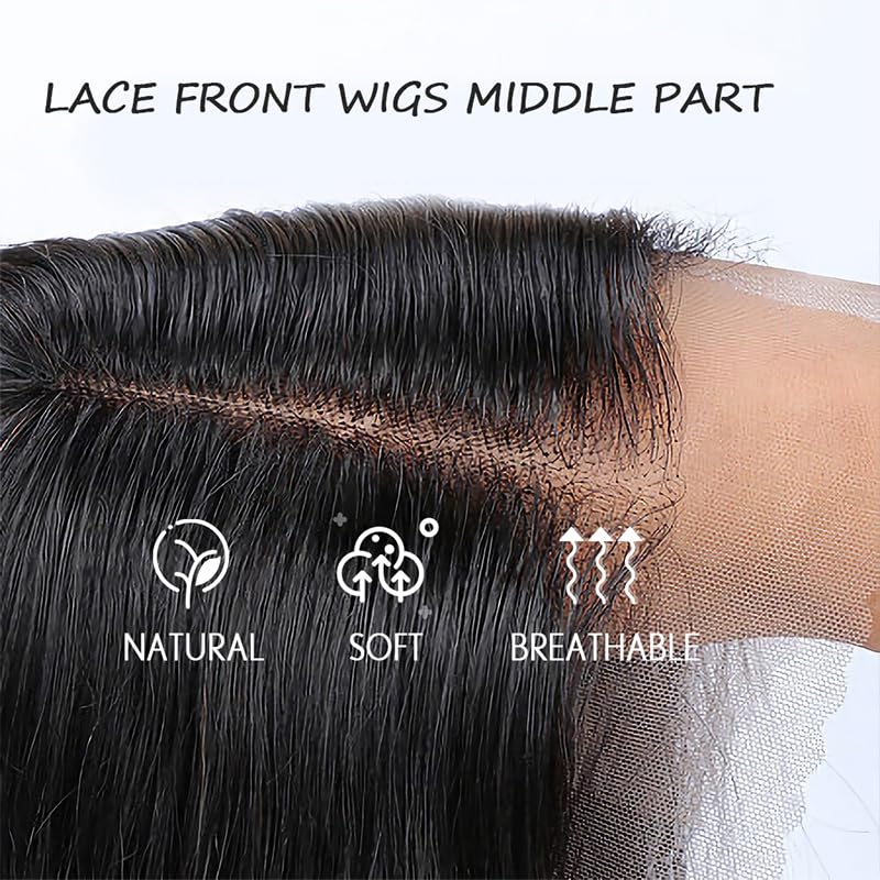 Synthetic and Human Hair Blend Wig Medium Natural Look Comfortable Fit - Image 2