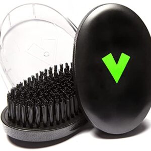 9-inch Synthetic Bristle Hairbrush for Smooth Styling and Detangling