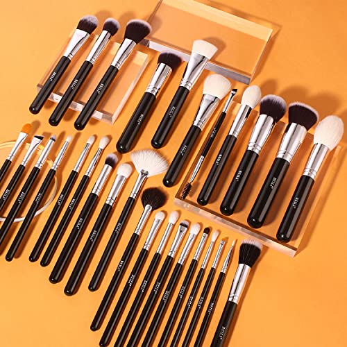 10 Piece Synthetic Hair Makeup Brush Set for Flawless Application and Easy Cleaning - Image 2