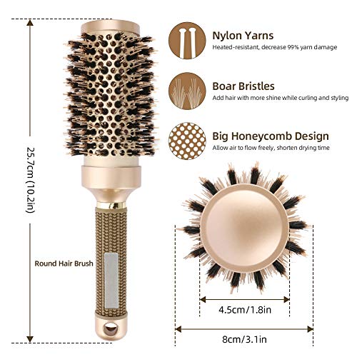 T3 Professional 3-Piece Hair Brush Set for All Hair Types, Ergonomic Comfort Grip - Image 2