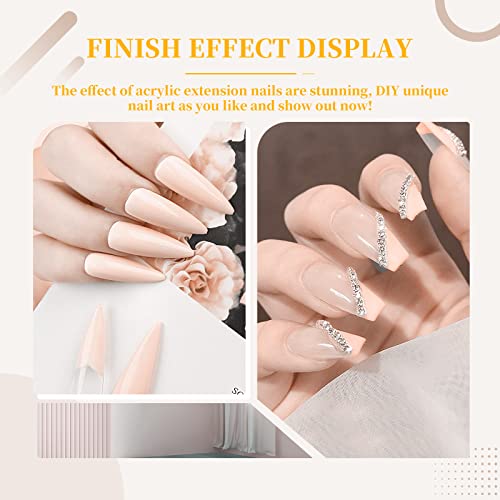 Tan Acrylic Nails - Stylish, Versatile Options for All Nail Sizes - Image 5
