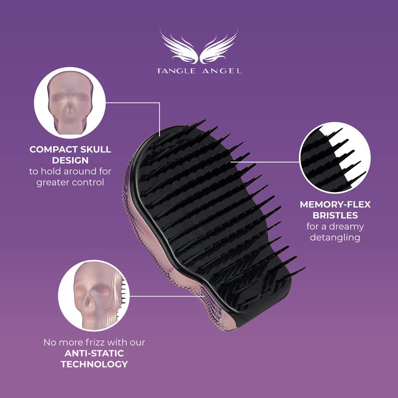 Tangle Angel Ergonomic Detangling Hair Brush Effortless Hair Care - Image 3