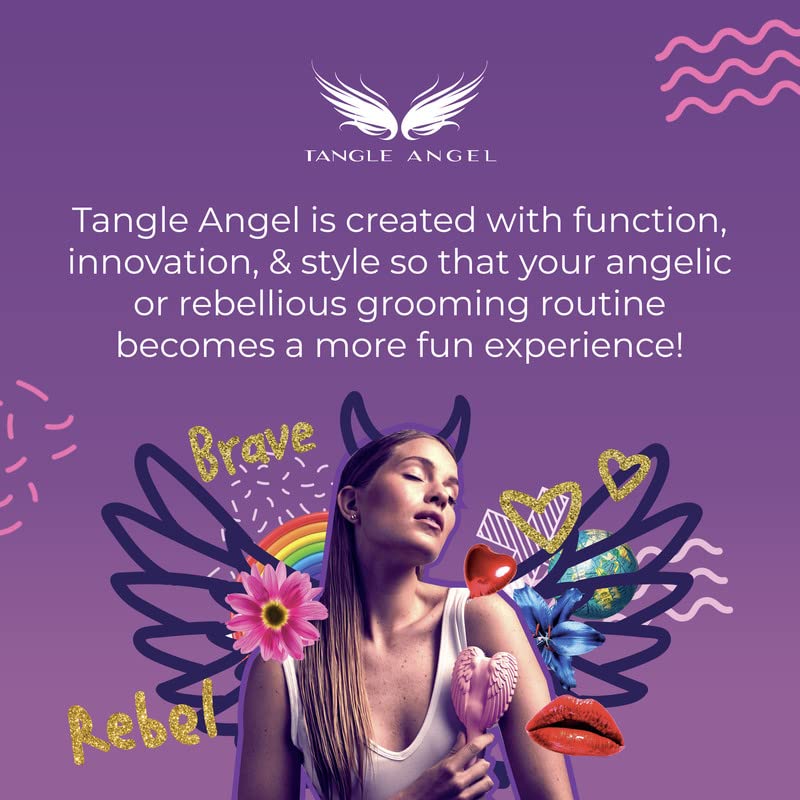 Tangle Angel Ergonomic Detangling Hair Brush Effortless Hair Care - Image 9