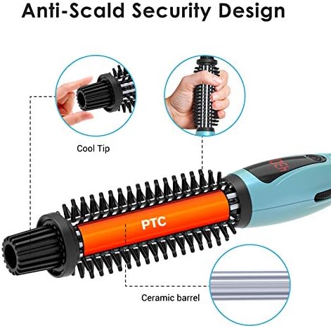 Durable Tangled Hair Brush and Curling Iron Set for All Hair Types and Styles - Image 2